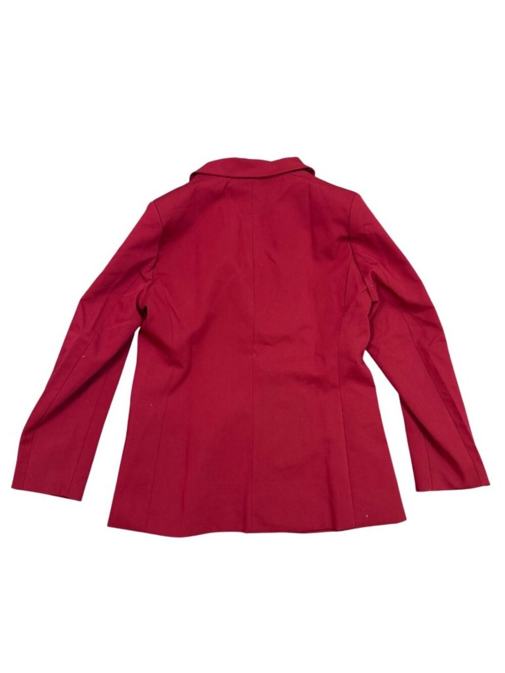 Cicy Bell Womens Red Long Sleeve Blazer Jacket With Single Button Lapel Size L - Picture 3 of 6
